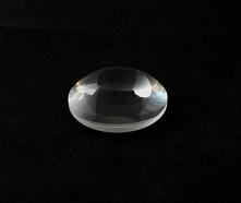 Bi-convex glass lens