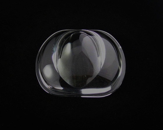 asymmetric tunnel light glass lens