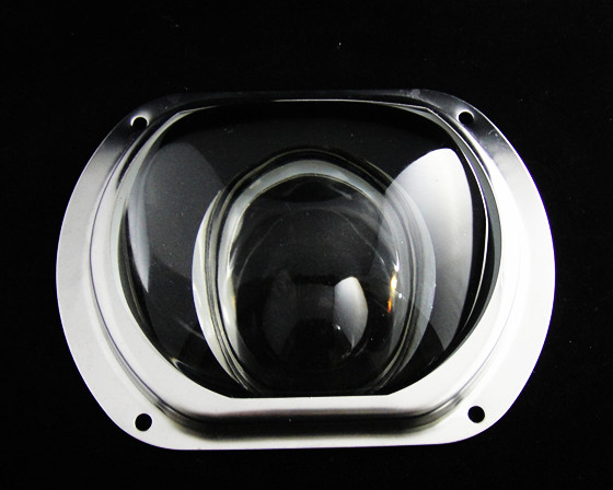 Asymmetric street light lens