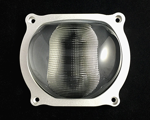 No-glare street light lens